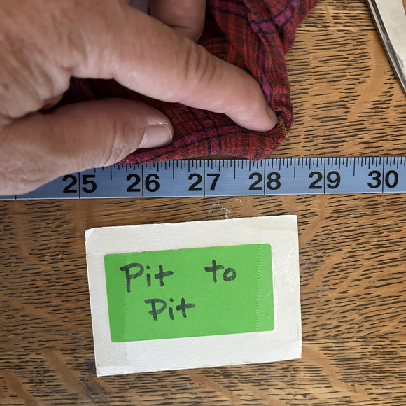 Free People XS Plaid Button Down Shirt Western Boho Grunge Top Gauzy Cotton - Picture 7 of 10